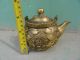 Statues Sculpture Teapot Handle Copper Antique Chinese Exquisite Pots photo 1
