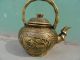 Statues Sculpture Teapot Handle Cover Copper Antique Chinese Exquisite Pots photo 1