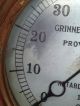 Antique All Brass Case Grinnell Co Pressure Gauge Providence Ri Reg July 1916 Other photo 3