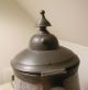 1890s Tall Dappled Grey Graniteware (enamel) & Pewter Coffee Pot (teapot) Other photo 10