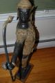 Antique Asian Diety Statue With Bow In Amazing Detail Statues photo 9