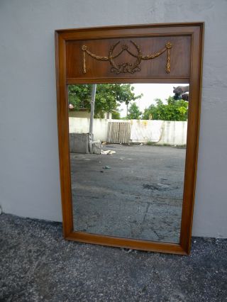 Tall Cherry Carved Mirror 2176 photo
