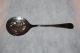 Sheffield England Acorn Silver Plated Serving Spoon Sheffield photo 4