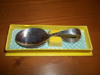 Cute Vintage/antique Oneida Silver Plate Baby Spoon photo