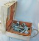 Kelvin Hughes Sextant In Canvas Covered Timber Fitted Case Made In 1962 Sextants photo 5