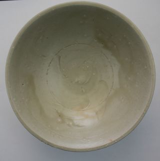 Song Dynasty Celadon Bowl With Combed Decoration photo