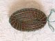 Vintage Hand Sewing Splint Weave Needle Case & Sweet Grass Basket W Wood Beads Baskets & Boxes photo 3
