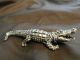 Miniature/model Of A Crocodile In Sterling Silver 800 Signed Don - Circa 1960 Miniatures photo 1