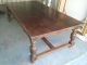French Country Provencial Oak Dining Or Farm Table 1800-1899 photo 2