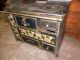 Antique Tile Front & Nickel Trim Wood Stove In Condition See It Now Tiles photo 6