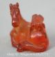 Rare China Chinese Amber Chrysophoron Fengshui 12 Zodiac Year Tang Horse Statue Reproductions photo 2