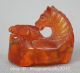Rare China Chinese Amber Chrysophoron Fengshui 12 Zodiac Year Tang Horse Statue Reproductions photo 3