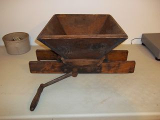 Vintage Red Cross Fruit And Grape Crusher - Bluffton,  Indiana photo