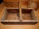Primitive Farmhouse Early Vintage Wood/wooden Cubby Box Tote Tons Of Patina Primitives photo 4