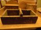 Primitive Farmhouse Early Vintage Wood/wooden Cubby Box Tote Tons Of Patina Primitives photo 5