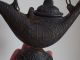 Islamic Antique Arabic Calligraphy Snake Figure Oil Lamp Middle East photo 4