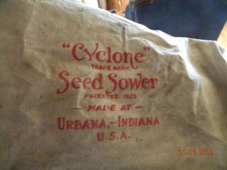Vintage Rare Farm Hand Operated Urban Usa 2 Grass/grain Seeder/1925 photo