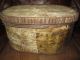 Antique Birch Bark Box Large Oval Shape With Cover Adirondack Style Primitives photo 2