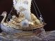 Japanese Sterling Silver.  999 Phoenix Treasure Ship In Relief By Takehiko Japan Other photo 2