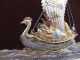 Japanese Sterling Silver.  999 Phoenix Treasure Ship In Relief By Takehiko Japan Other photo 3