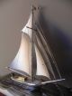 Finest Quality Antique Signed Japanese Sterling Silver Model Ship By Seki W Box Other photo 10
