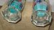 Pair Old Chinese Reverse Painted Glass Vase Late Republic 20th Century Signed Vases photo 9