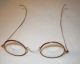 Vintage Gold Plate Wire,  Faux Tortoise Shell Rimmed Bifocal Eyeglasses Optical photo 2