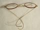 Vintage Gold Plate Wire,  Faux Tortoise Shell Rimmed Bifocal Eyeglasses Optical photo 3
