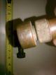 Antique Solid Brass Sherman Gold Label Brand Garden Hose Nozzle - Patina - Wow Other photo 2