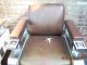 2 - Koken (triumph) Model Barber Chairs,  Good - Condition,  Tan Upholstery Barber Chairs photo 1