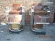 2 - Koken (triumph) Model Barber Chairs,  Good - Condition,  Tan Upholstery Barber Chairs photo 2