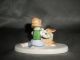 Metzler Ortloff Deutschland Porcelain Girl With Deer Figure Figurines photo 1