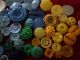 115 Buttons Lots Vintage Rhinestone New Glass Antique Czech Plastic Bakelite Sew Buttons photo 1