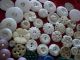 115 Buttons Lots Vintage Rhinestone New Glass Antique Czech Plastic Bakelite Sew Buttons photo 8