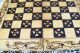 Rare Wooden Flemish Art Checker Board Pyrography Primitives photo 1