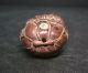 A647: Japanese Wood Carving Ware Netsuke Frog Of Sumo Wrestler With Sign Netsuke photo 3