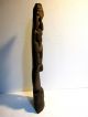 Rare Antique Wood Carved Statue Figure Playing Flute – African Oriental Tribal ? Sculptures & Statues photo 5
