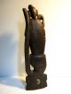 Rare Antique Wood Carved Statue Figure Playing Flute – African Oriental Tribal ? Sculptures & Statues photo 6