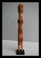A Red+ White Striped Ancestor Figure From The Adan Tribe Of Ghana,  W Libations Other photo 1