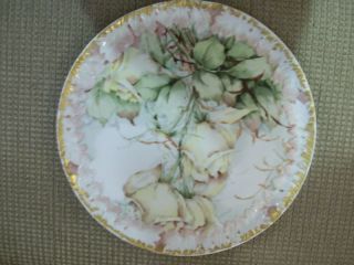 Limoges Antique Handpainted Charger photo