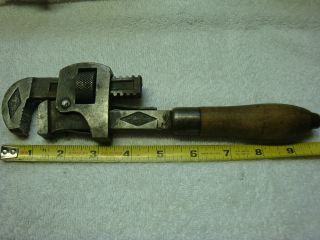 Vintage Stillson Pipe Wrench By Walworth Mfg.  Co.  Boston U.  S.  A. photo