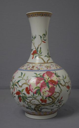 Chinese Famille Rose Porcelain Vase photo