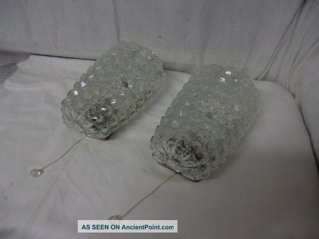 2 Old German Ceiling Lamp Mid Century 60 ' S / 70 ' S Years Lamps photo