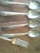 11 Pieces Of Vintage Puritan Silverplate Spoons And Fork Other photo 3