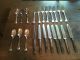 22 Pieces Of Vintage Epns Silverplate Flatware Other photo 1