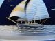 Finest Quality Japanese Sterling Silver.  999 Yacht In Relief By Takehiko Japan Other photo 4