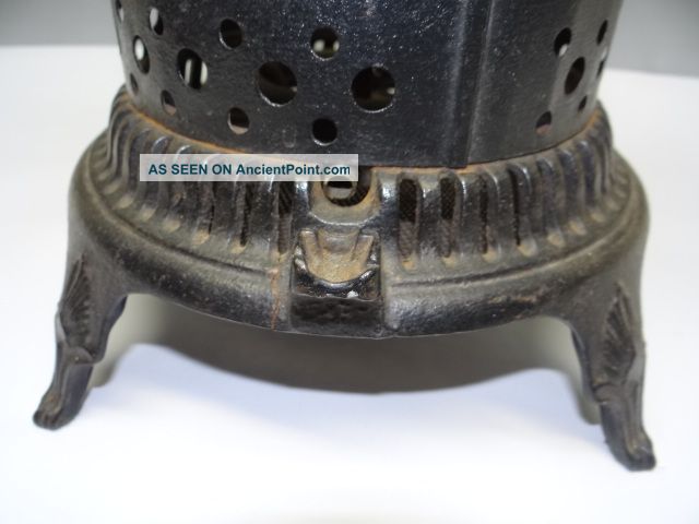 Antique Old Metal Cast Iron Gas Kerosene Space Floor Heater Body Heating Tool Nr Other photo