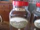 2 Rare Antique Scottish Vintage Old Candy Store Candy Glass Dispensers Jars Bottles & Jars photo 5