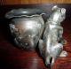 Antique Bulldog Silverplate Toothpick Holder Other photo 2