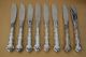 Gorham Strasbourg Collection 8 Sterling Silver Butter Knives - No Mono Gorham, Whiting photo 3